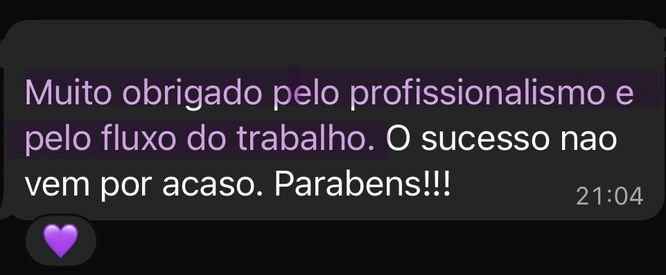 Feedback de Cliente Ramo